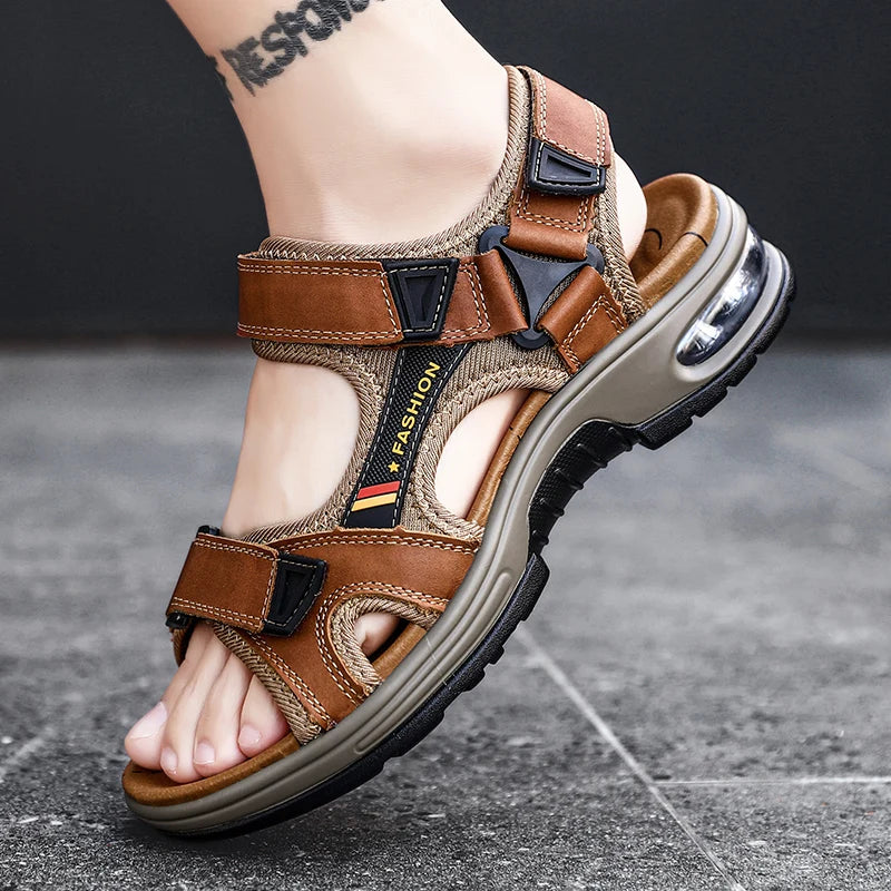 Genuine Leather Men's Summer Sandals