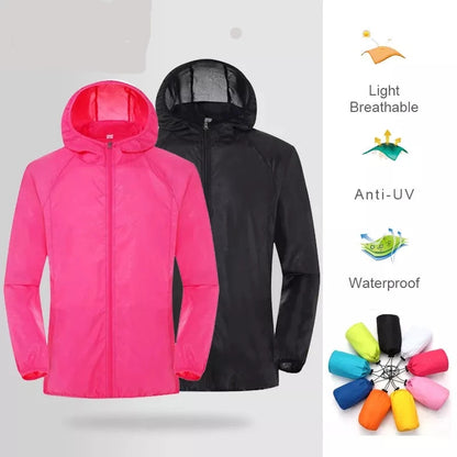 Men Women Hiking Jacket Waterproof