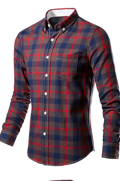 Cotton Denim Shirt Men Long Sleeve Quality