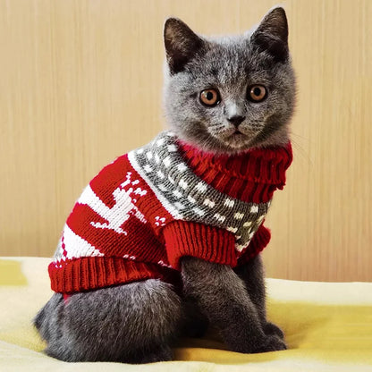 Pet's Winter Warm Christmas Costume