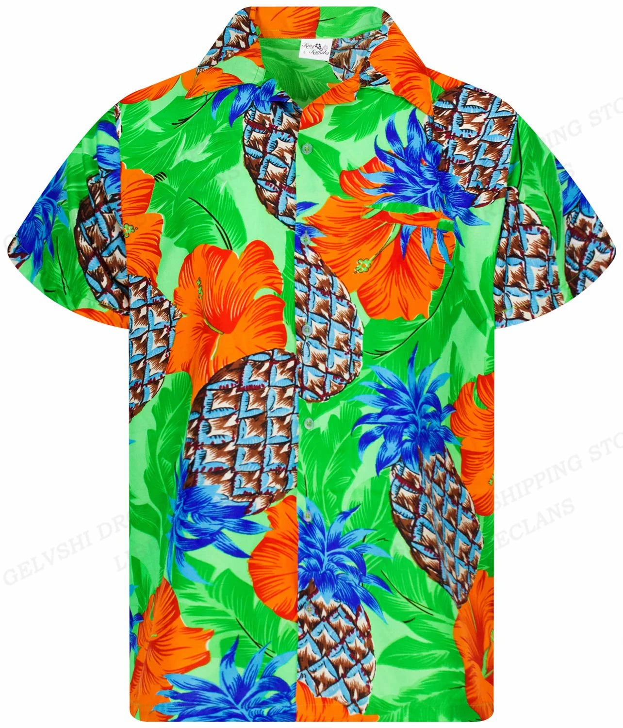 Tropical Hawaiian Shirt for Men