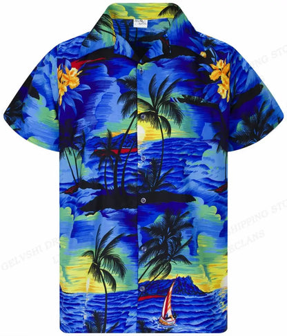 Tropical Hawaiian Shirt for Men