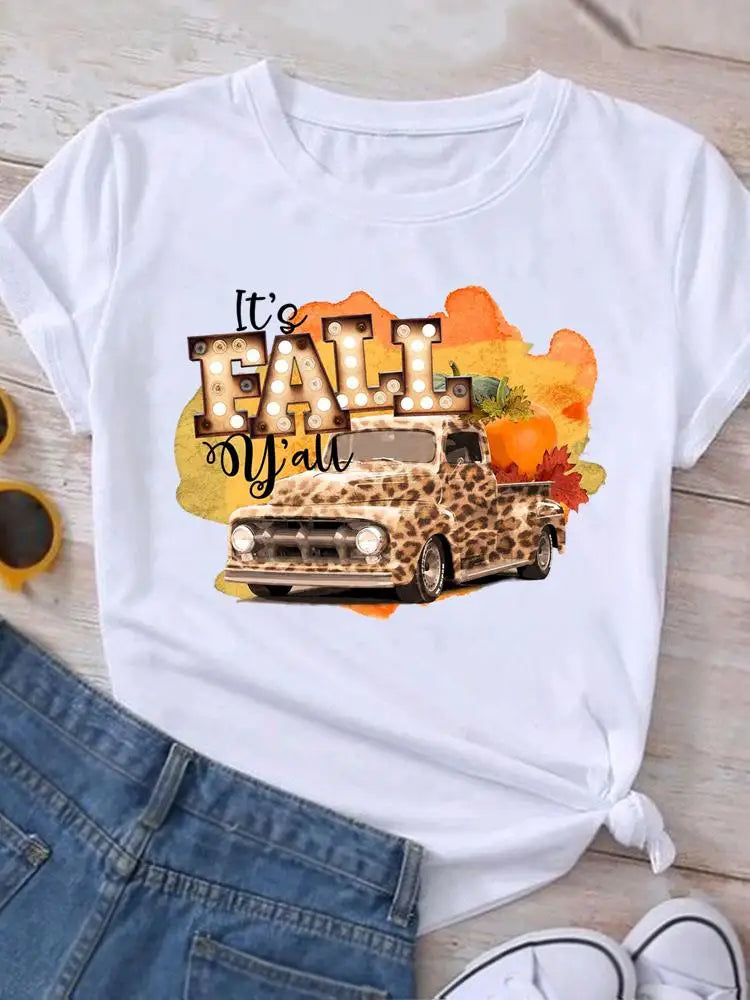 Pumpkin Thanksgiving Fall Autumn  T-shirt