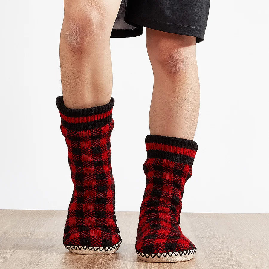 Men's Non-Slip Warm Slipper Socks Shoes