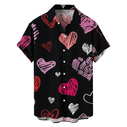 Men's Summer Valentine Day Shirt