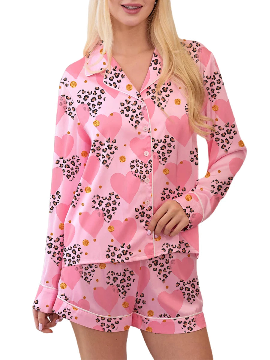 Women's Valentine Day Pajama Set