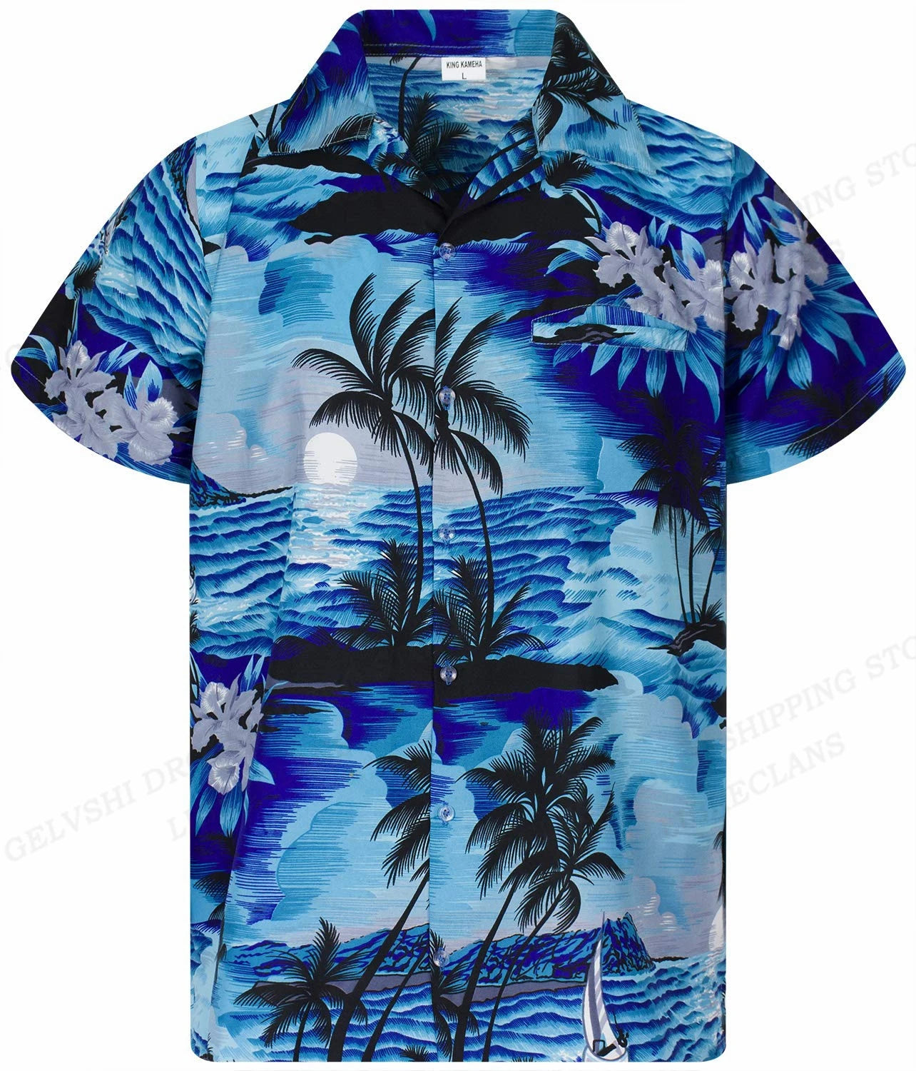 Tropical Hawaiian Shirt for Men