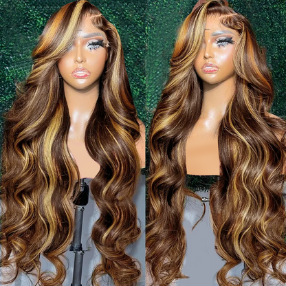 Women's Highlight Body Wave Lace Front Wig