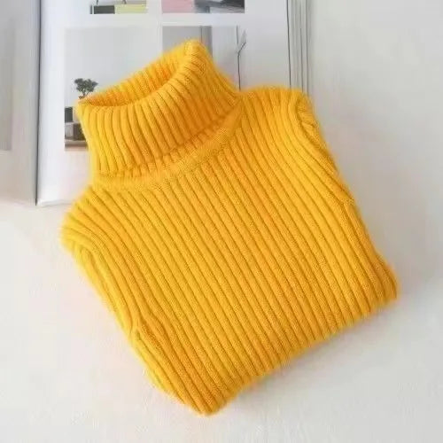 Girl's Winter Turtleneck Knitted Sweaters