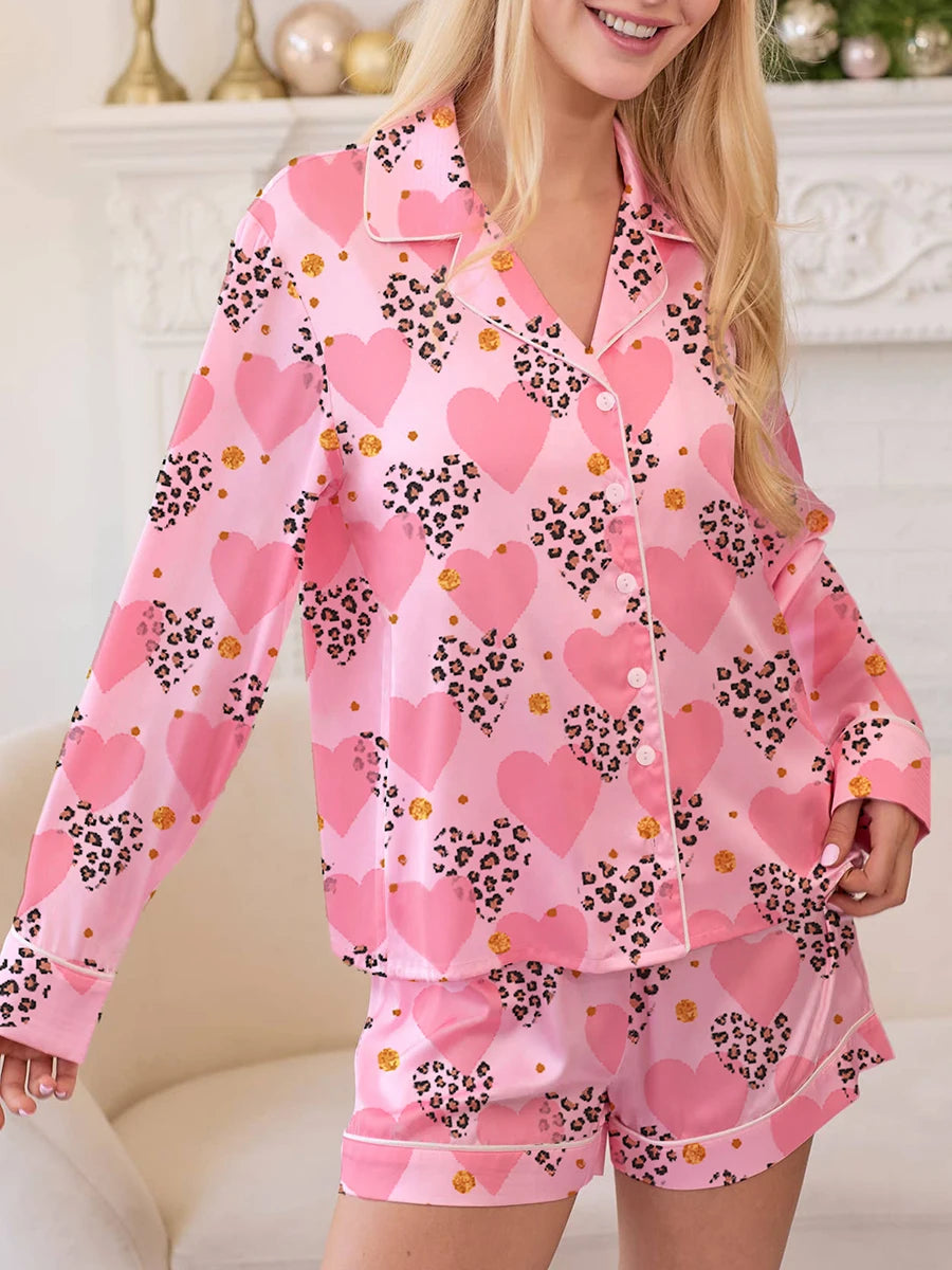 Women's Valentine Day Pajama Set