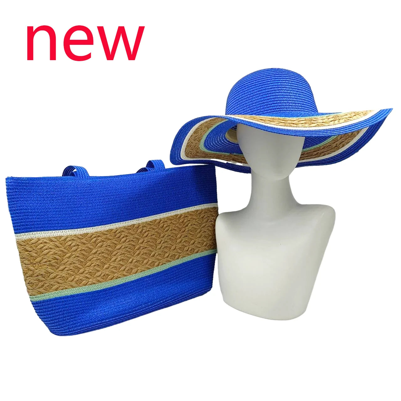 matching beach bags with hats for women