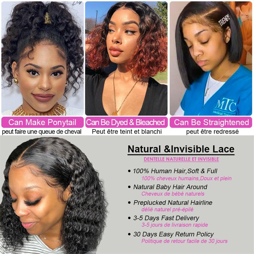 Women Brazilian Transparent Lace Wig - Misthere K.