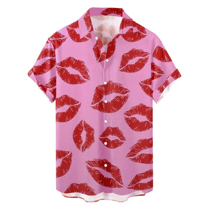 Men's Summer Valentine Day Shirt