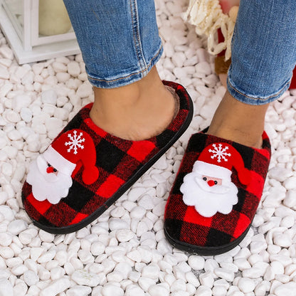 Christmas Indoor Slippers Santa Claus