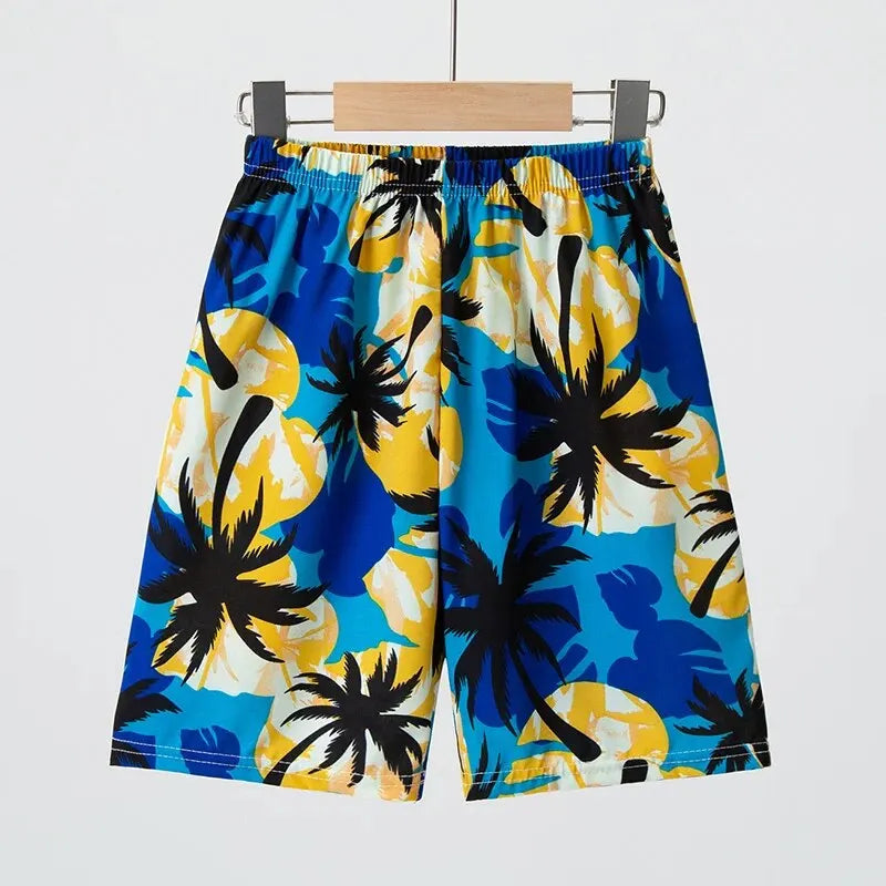 Children's Summer Thin Beach Shorts Pants.