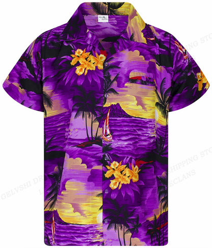 Tropical Hawaiian Shirt for Men