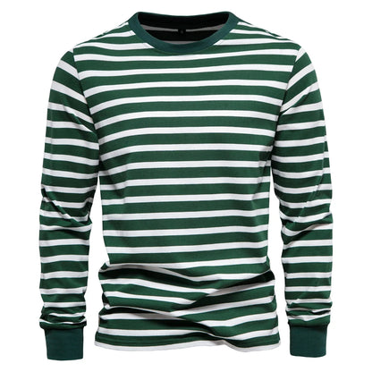 Men Fashion Comfortable Cotton Long Sleeve T-shirt