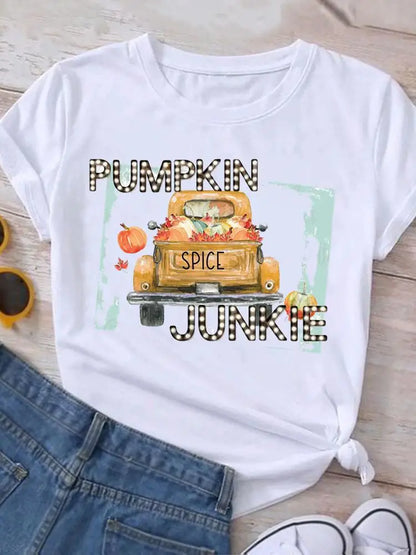 Pumpkin Thanksgiving Fall Autumn  T-shirt