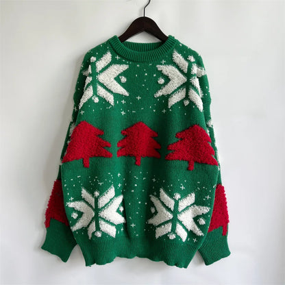 Women's Christmas Knitted Pullover