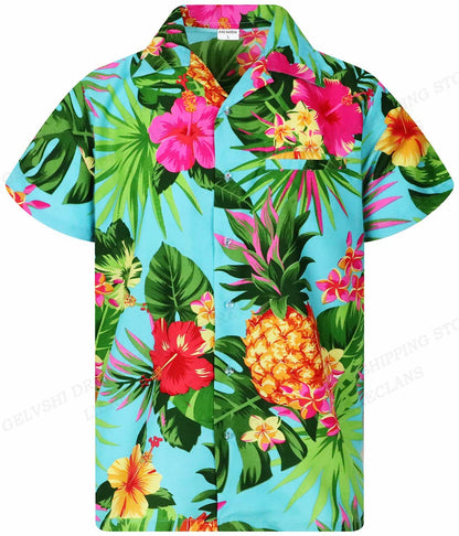 Tropical Hawaiian Shirt for Men