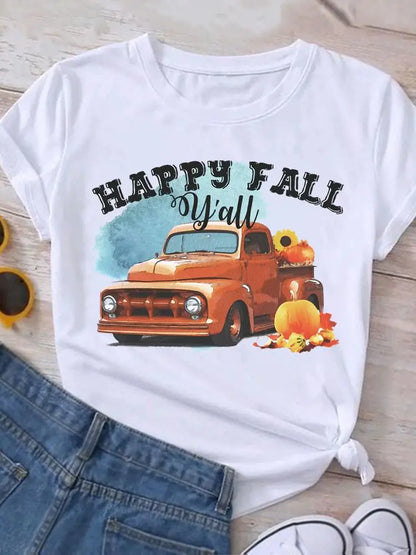 Pumpkin Thanksgiving Fall Autumn  T-shirt