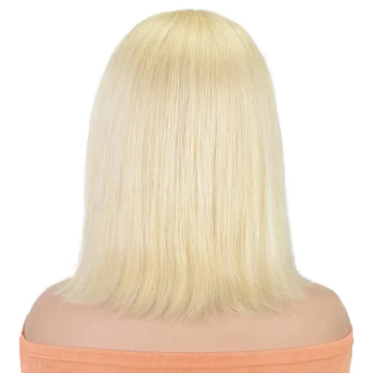 Straight Bob T Part Lace Front Human Hair Wigs