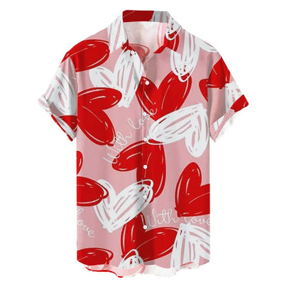 Men's Summer Valentine Day Shirt