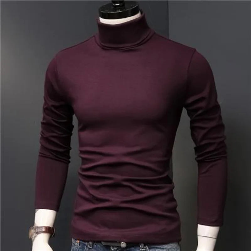 Men's Long Sleeve mock Turtleneck