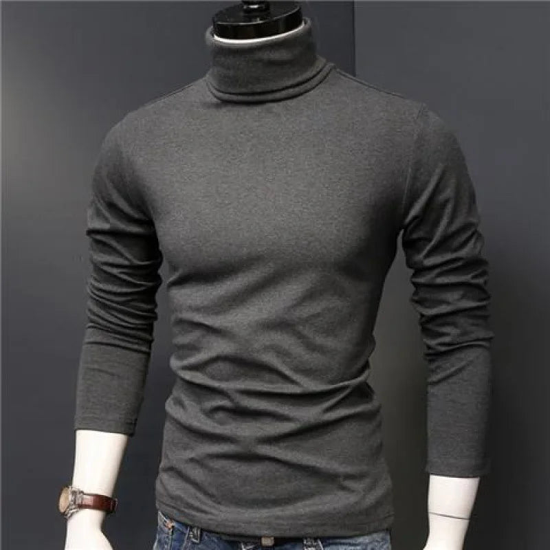 Men's Long Sleeve mock Turtleneck