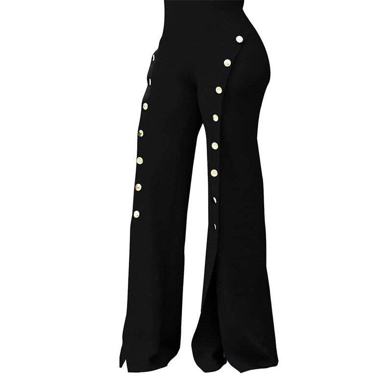 High Waist Elegant Pantalon Femme Oversized - Misthere K.