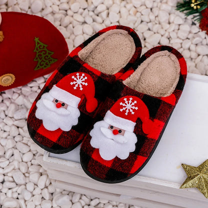 Christmas Indoor Slippers Santa Claus