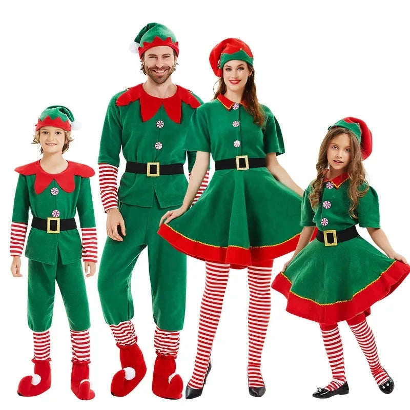 Children's and Adult Christmas Party Clothing Sets