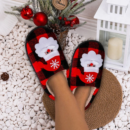 Christmas Indoor Slippers Santa Claus