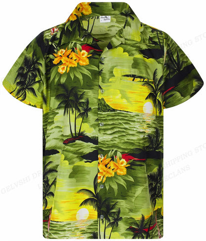 Tropical Hawaiian Shirt for Men