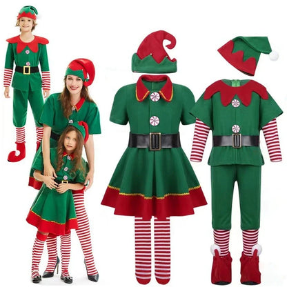 Children's and Adult Christmas Party Clothing Sets