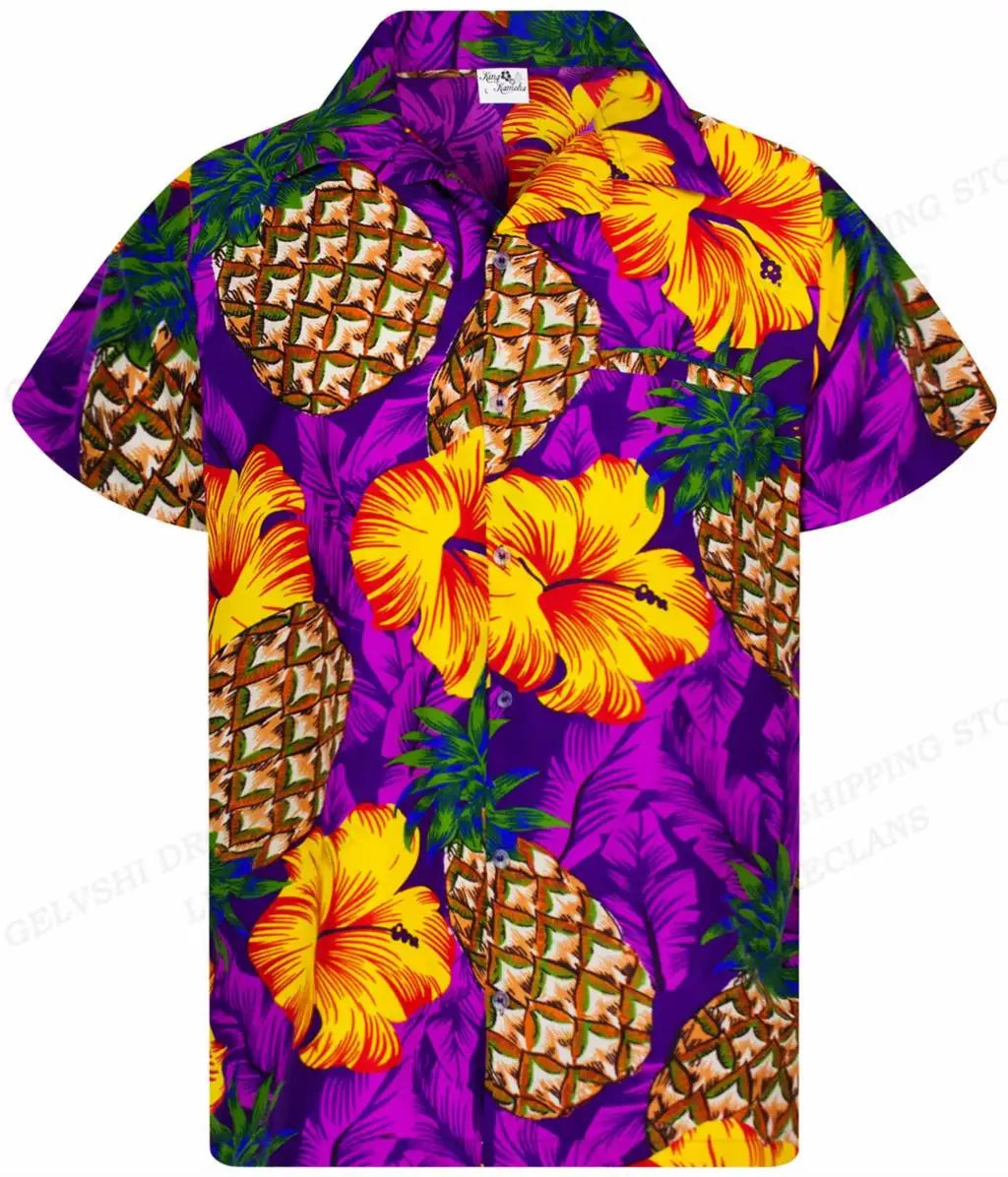 Tropical Hawaiian Shirt for Men