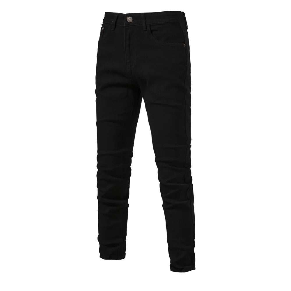 Men's Slim Fit Straight Denim Jeans Pants