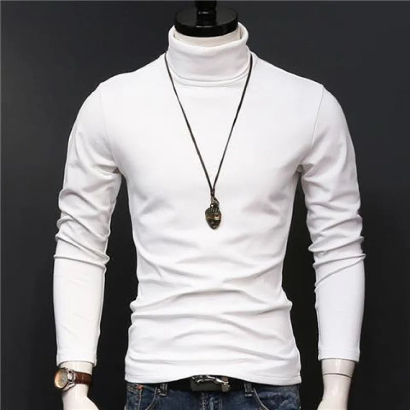 Men's Long Sleeve mock Turtleneck