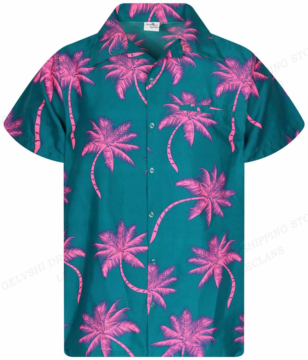 Tropical Hawaiian Shirt for Men