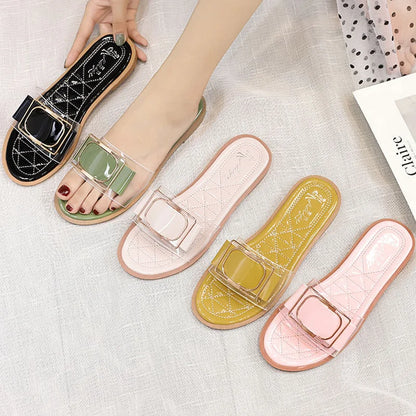 Luxury Slippers Woman Fashion Rhinestone