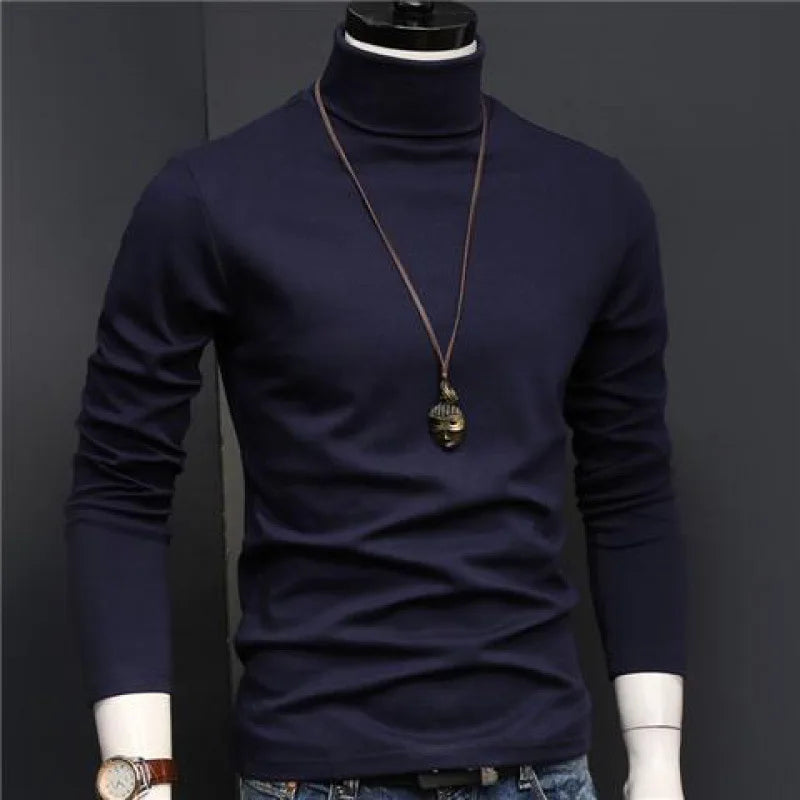 Men's Long Sleeve mock Turtleneck