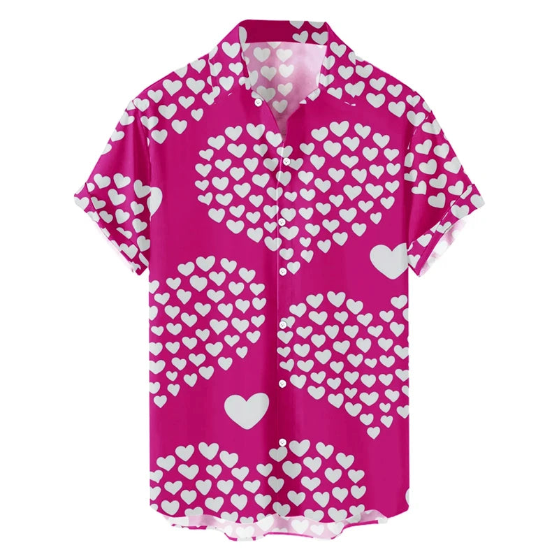 Men's Summer Valentine Day Shirt