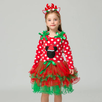 Girls Christmas Dress costume