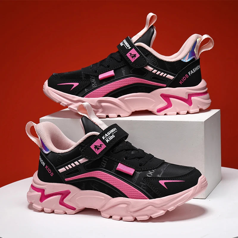 Girl's casual sneaker soft comfortable waterproof shoes