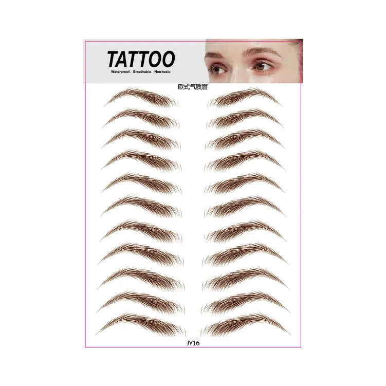 Waterproof Eyebrow Tattoo Stickers