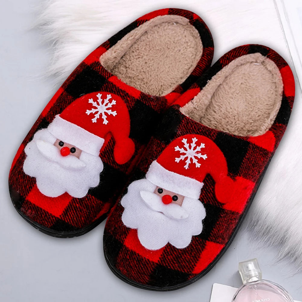 Christmas Indoor Slippers Santa Claus