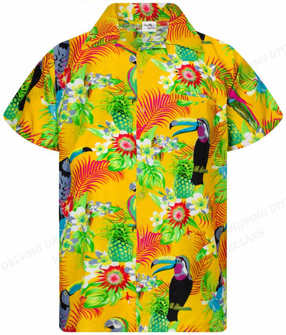 Tropical Hawaiian Shirt for Men