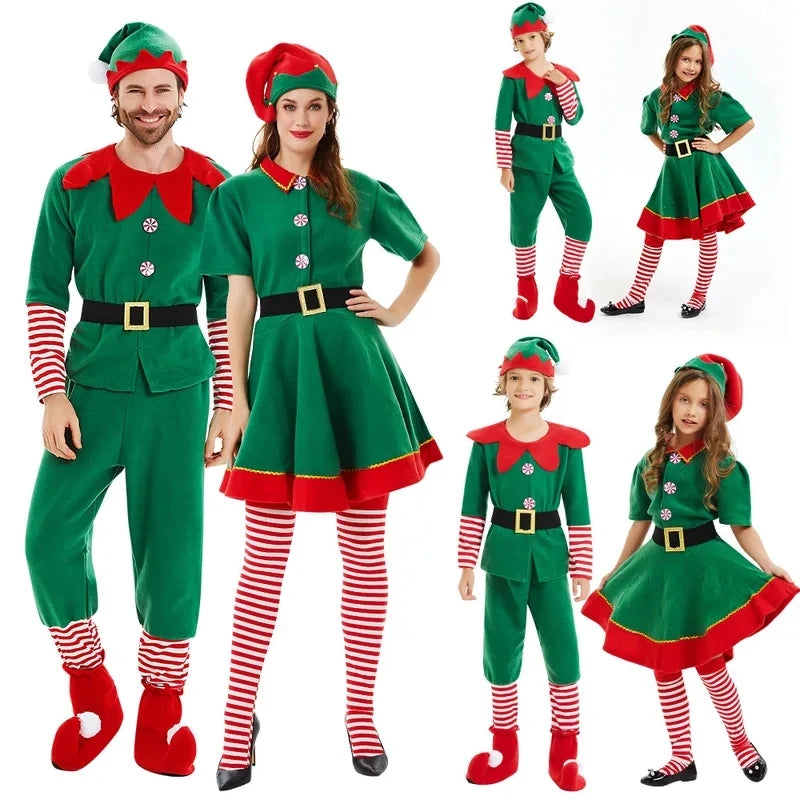 Children's and Adult Christmas Party Clothing Sets