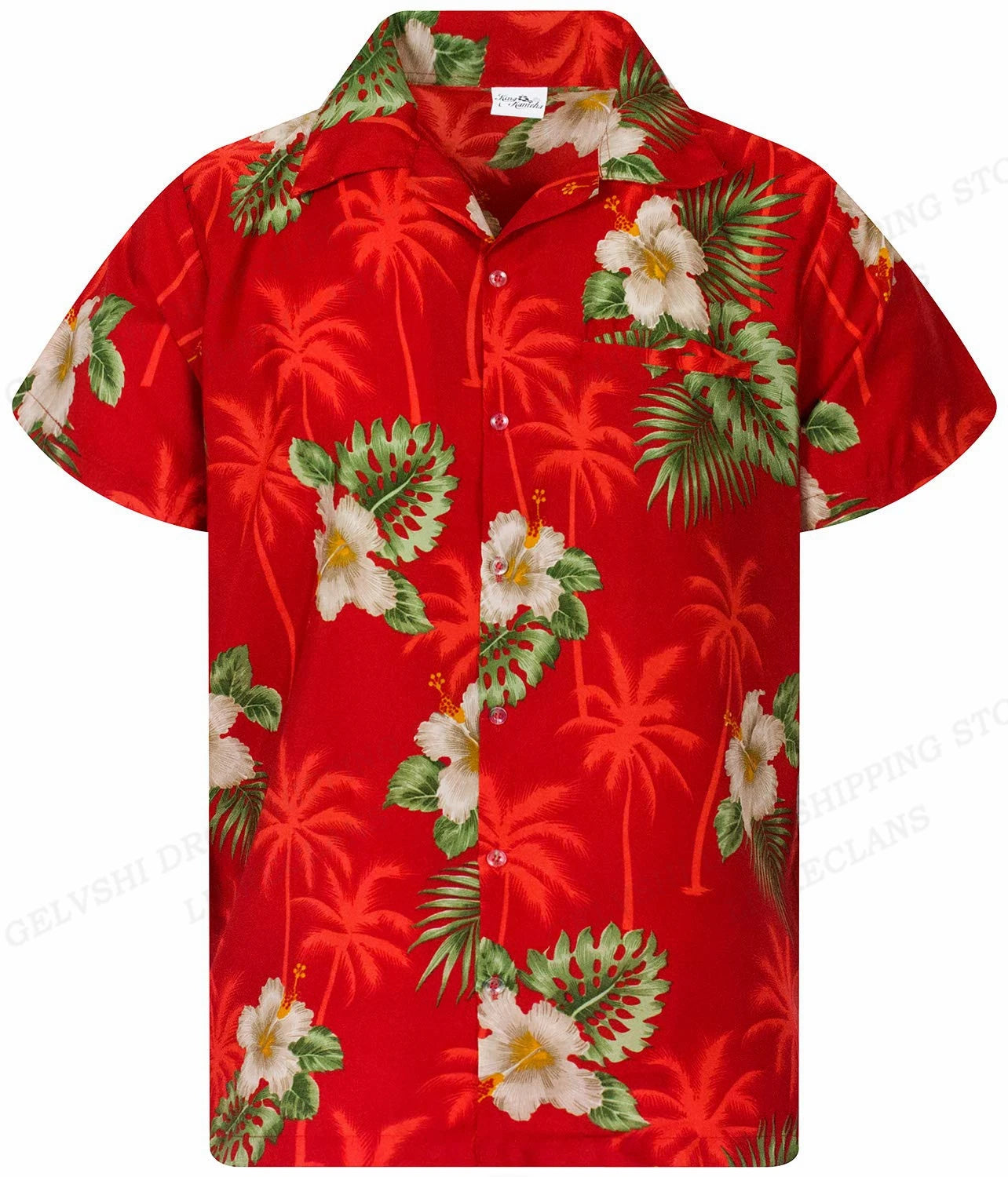 Tropical Hawaiian Shirt for Men