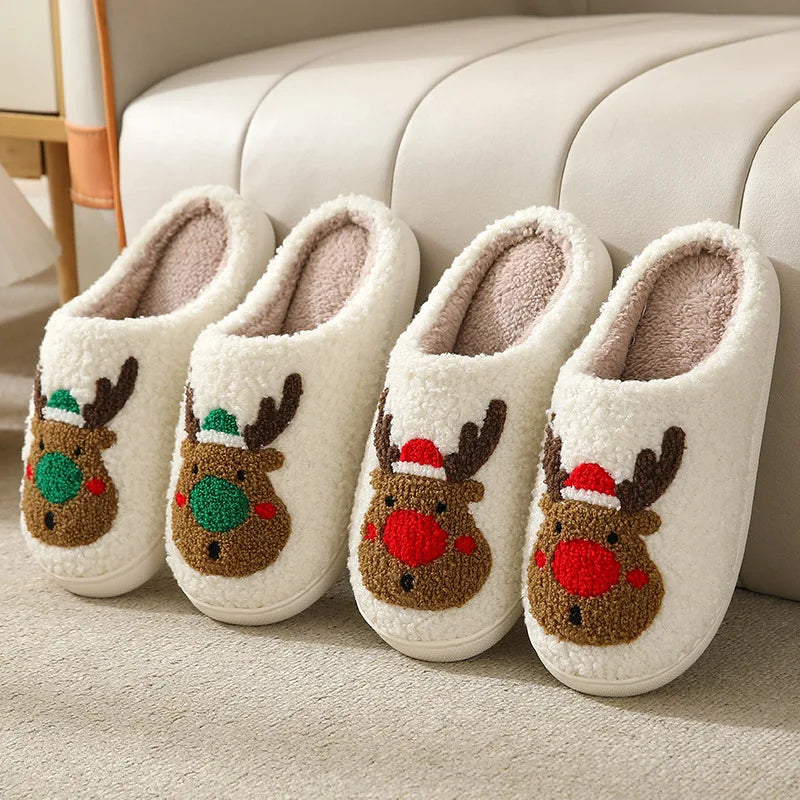 Women's Winter Christmas Warm Slippers